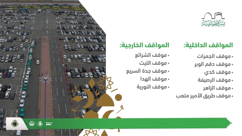 11 موقفًا على مداخل مكة.. خطة مرورية لتخفيف الزحام وتسهيل وصول المعتمرين للحرم