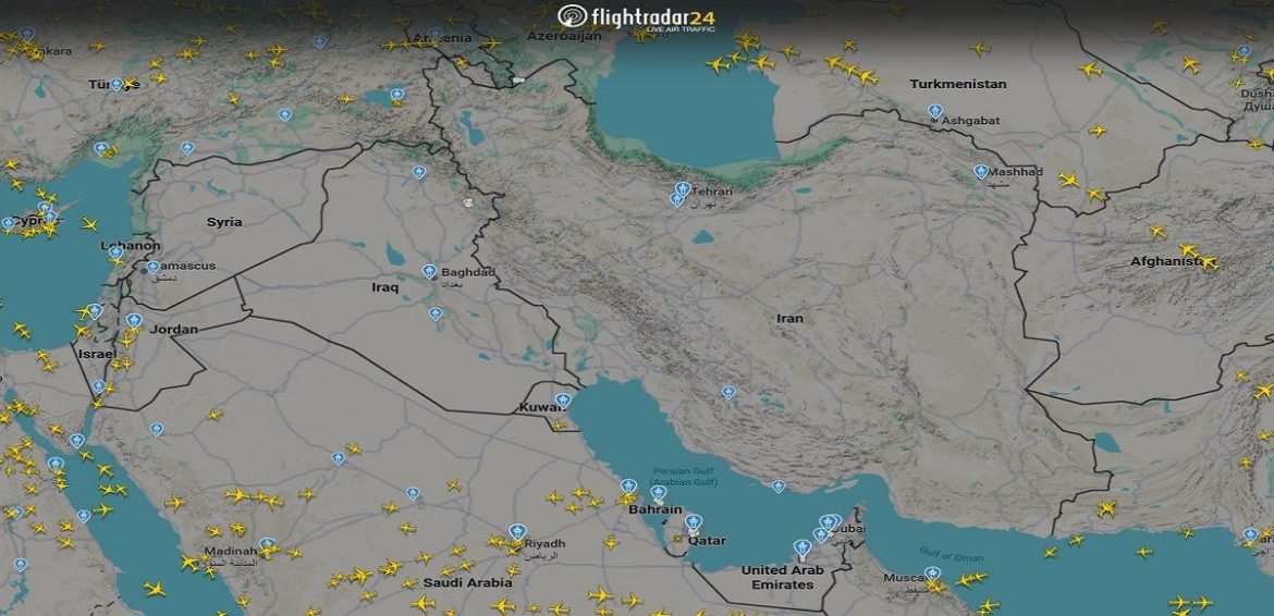 أجواء مغلقة وخرائط فارغة.. كيف أصاب شلل الشرق الأوسط حركة الطيران العالمية؟