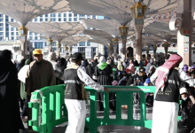 صورة 610 متطوعًا من تعليم المدينة يضيئون محيط المسجد النبوي بخدمة رمضان