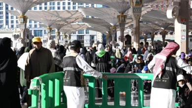 صورة 610 متطوعًا من تعليم المدينة يضيئون محيط المسجد النبوي بخدمة رمضان