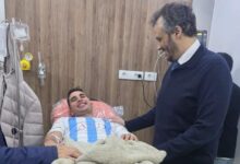 صورة محمد حمدي بخير بعد إصابة الإغماء وبلع اللسان في مباراة بيراميدز