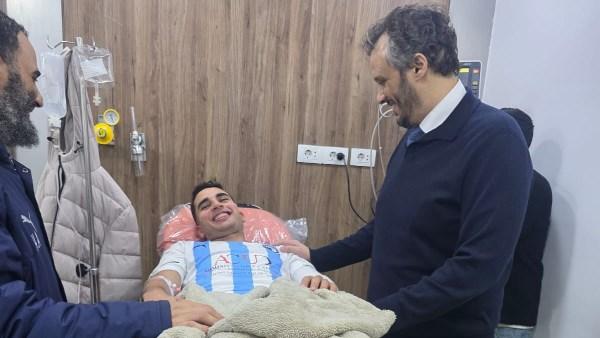 محمد حمدي بخير بعد إصابة الإغماء وبلع اللسان في مباراة بيراميدز