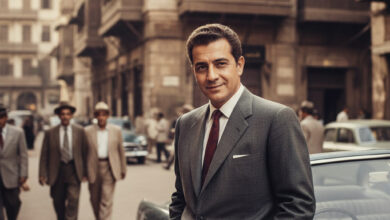 صورة رشدي أباظة.. نجم السينما المصرية الذي صاغ أسطورة الجمال والغرام