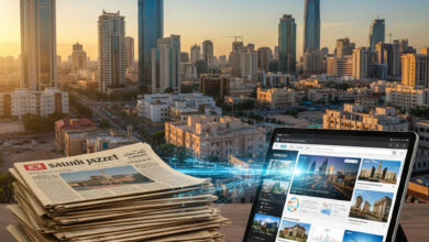 صورة صحيفة سعودي جازيت.. كيف تحولت من صحيفة ورقية إلى منصة إعلامية رقمية شاملة؟
