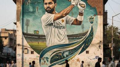 صورة بابر اعظم.. من قائد منتخب باكستان للكريكت إلى أيقونة رياضية عالمية