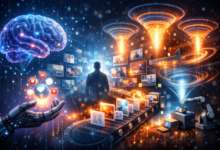 صورة اقتصاد الانتباه بعد “الذكاء الاصطناعي”.. حين تتحول الخوارزميات من تنظيم الانتباه إلى إنتاجه