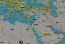 صورة أجواء مغلقة وخرائط فارغة.. كيف أصاب شلل الشرق الأوسط حركة الطيران العالمية؟