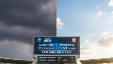 صورة بين العاصفة والثبات.. تفاصيل بطاقة النتائج الكاملة لمباراة غوجارات تايتنز ضد بنجاب كينجز